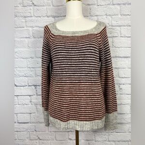 Cocogio striped wool sweater size Large